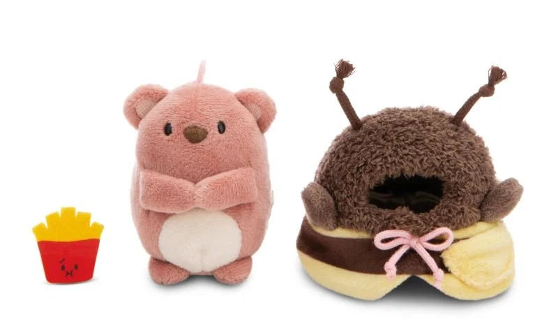 Nici MyMochi 8cm Nomo Bear Plush – French Fries & Bee Costume