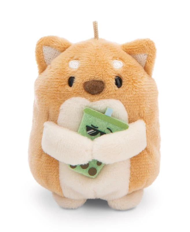 Nici MyMochi 8cm Hiro Dog Plush – Bubble Tea and Polar Bear Costume