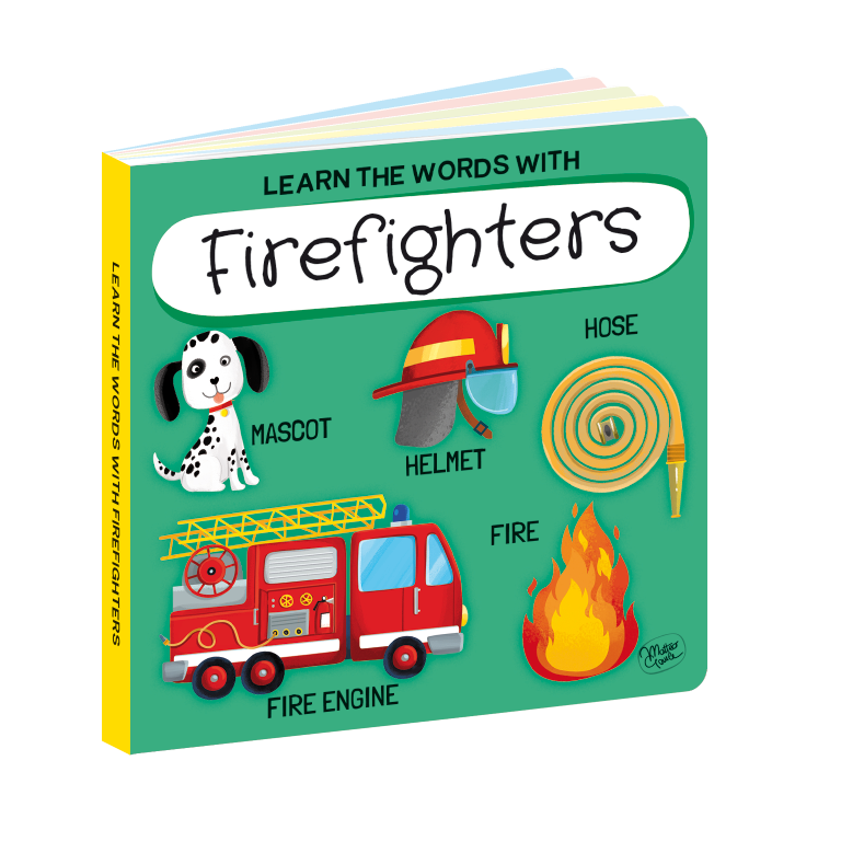 Firefighters Puzzle & Book Activity Set for Kids with Shaped Figures | English Edition
