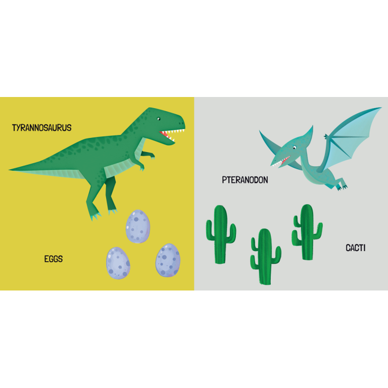 The Dinosaurs Puzzle & Book Activity Set for Kids with Shaped Figures | English Edition