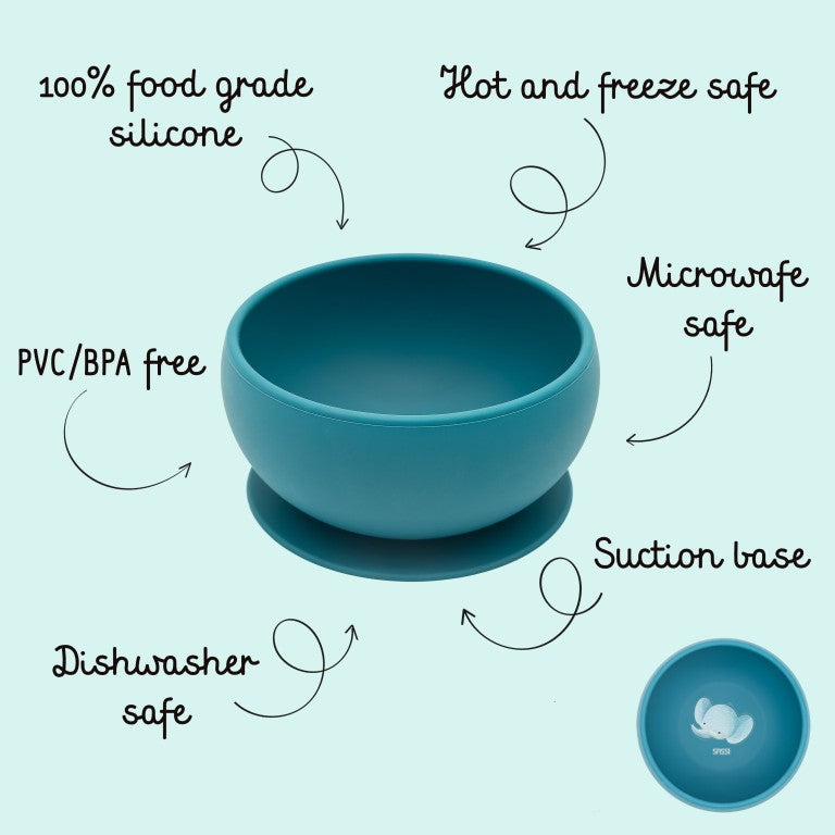 Silicon Suction Bowl
