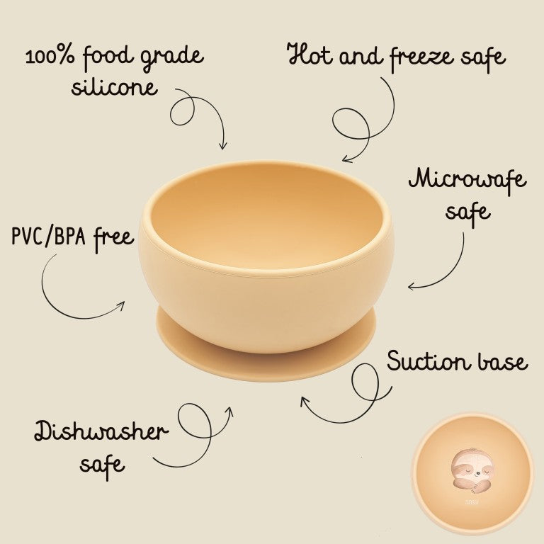 Silicon Suction Bowl