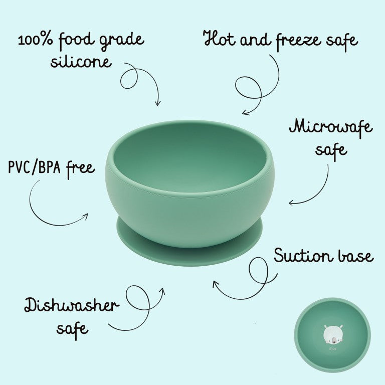 Silicon Suction Bowl