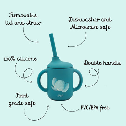 Silicone Straw Cup