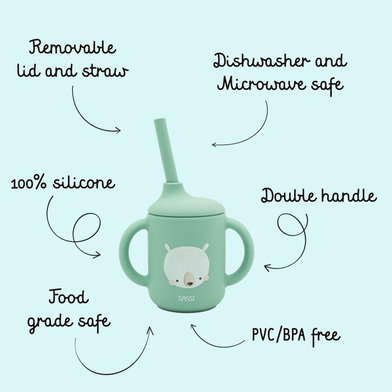 Silicone Straw Cup