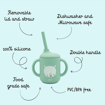 Silicone Straw Cup