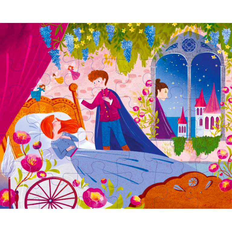 Sleeping Beauty | Children’s Jigsaw Puzzle & Storybook Set | English Edition