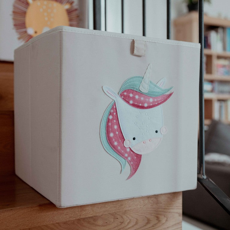 Kids’ Canvas Storage Box – Toy Organizer for Nursery & Bedroom
