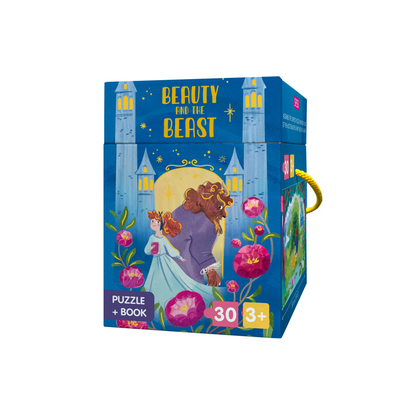 Beauty and the Beast | Children’s Jigsaw Puzzle & Storybook Set | English Edition