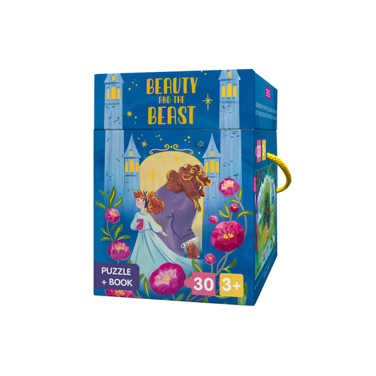 Beauty and the Beast | Children’s Jigsaw Puzzle & Storybook Set | English Edition