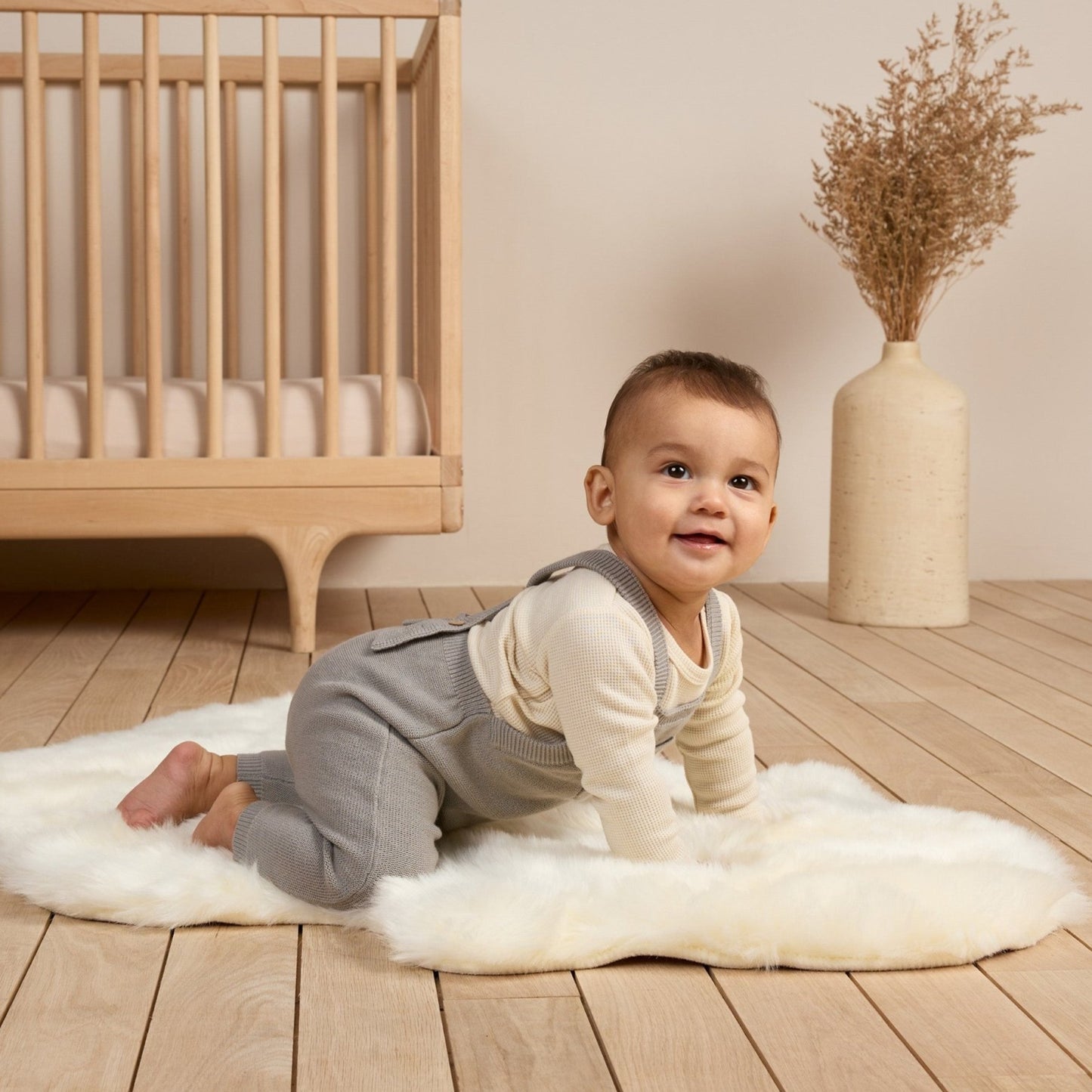 Waffle Bodysuit, 2 Pack | Natural, Dusty Blue